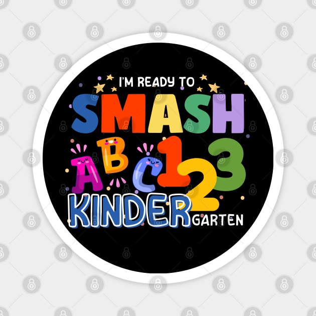 I'm ready to Smash Kindergarten Magnet by ProLakeDesigns